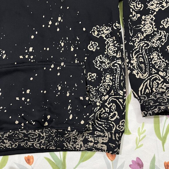 AMIRI Paisley Splatter Hoodie Black - Picture 5 of 9